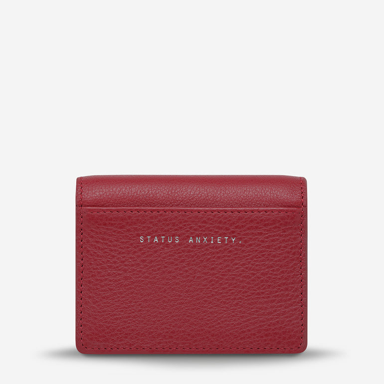 Status Anxiety Lumen Women's Leather Wallet Rouge