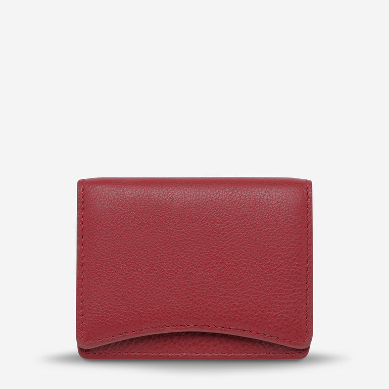 Status Anxiety Lumen Women's Leather Wallet Rouge