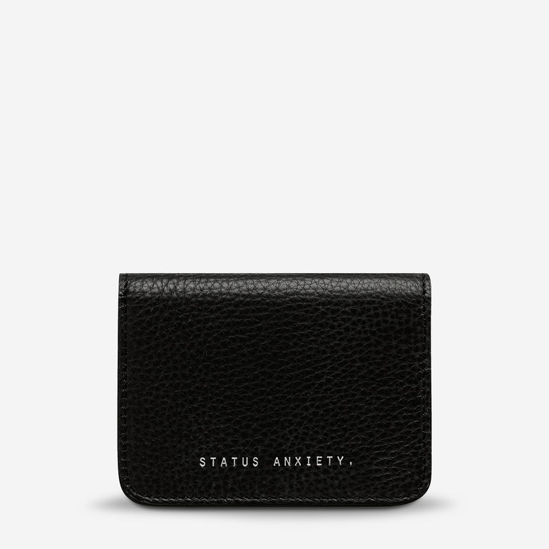 Status Anxiety Miles Away Women's Leather Wallet Black