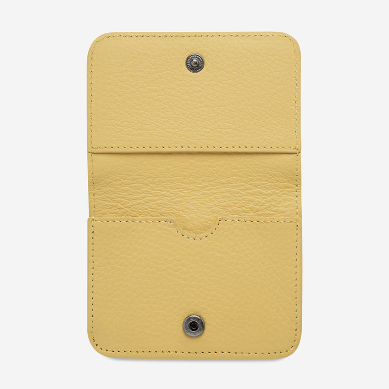 Status Anxiety Miles Away Women's Leather Wallet Buttermilk