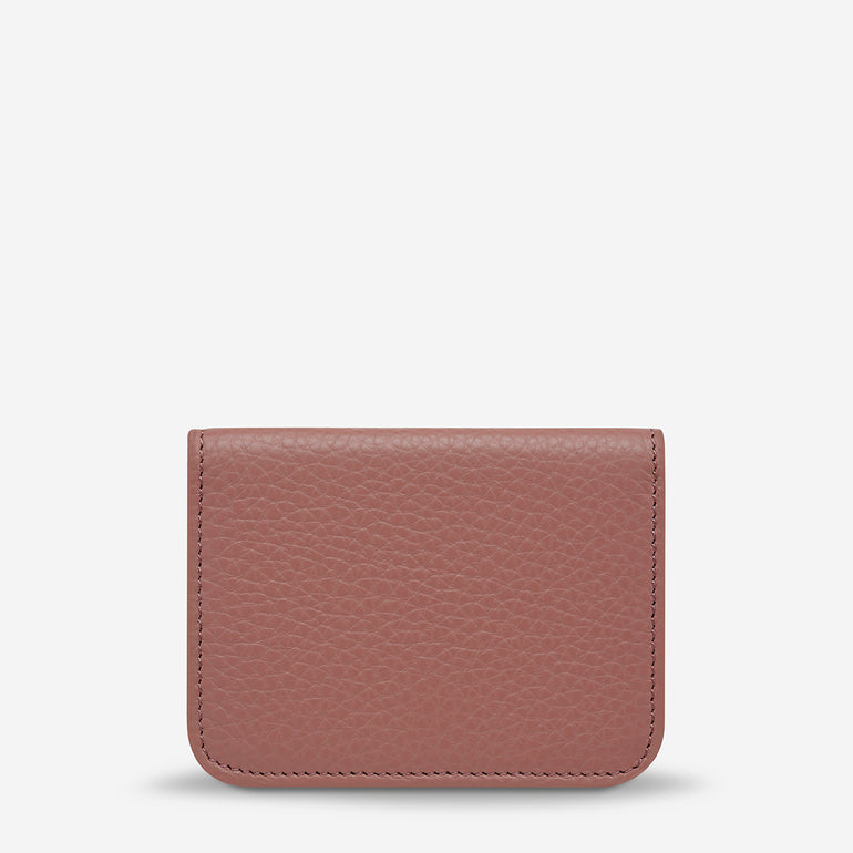 Status Anxiety Miles Away Women's Leather Wallet Dusty Rose