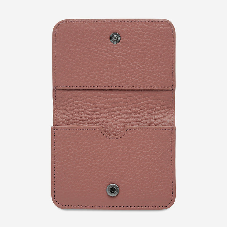 Status Anxiety Miles Away Women's Leather Wallet Dusty Rose