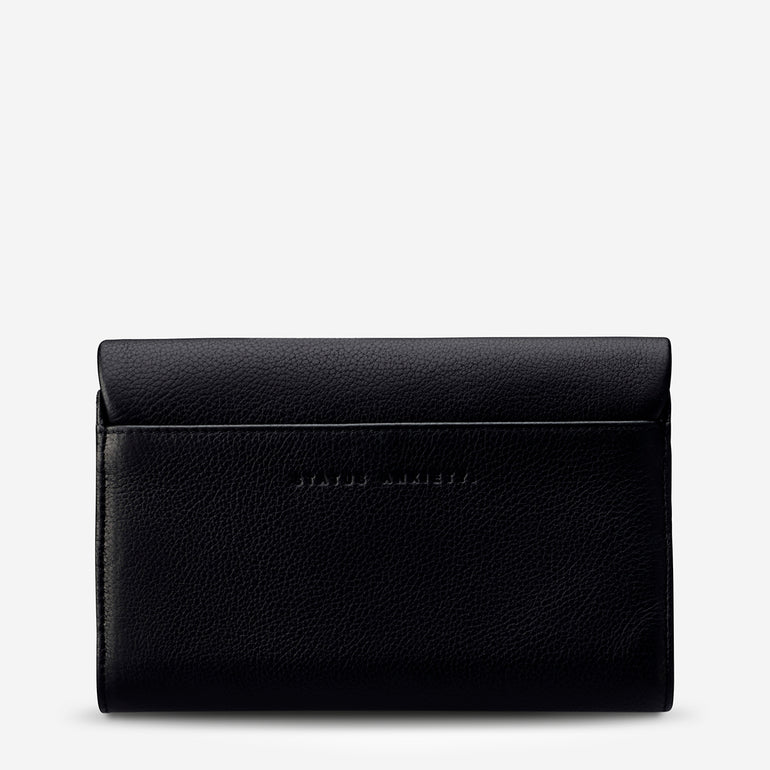 Status Anxiety Remnant Women's Leather Wallet Black