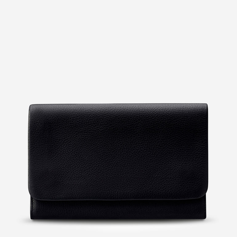 Status Anxiety Remnant Women's Leather Wallet Black