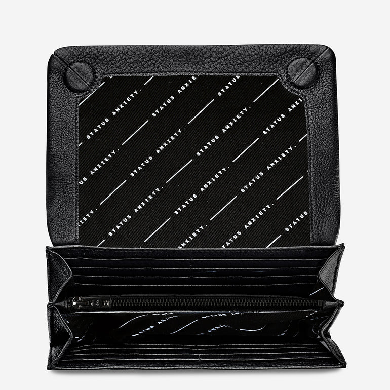 Status Anxiety Remnant Women's Leather Wallet Black