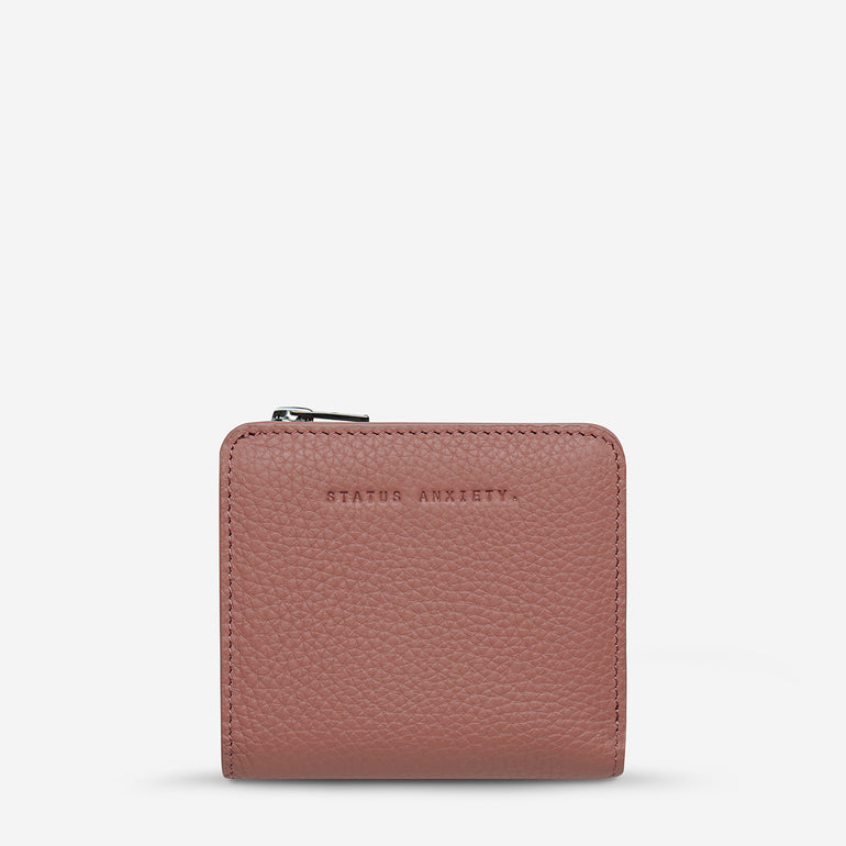 Status Anxiety Sense Of Wonder Women's Leather Wallet Dusty Rose
