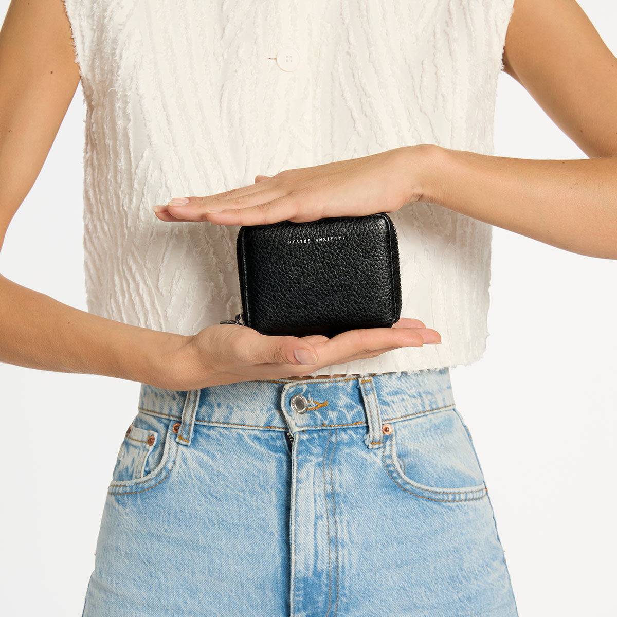 Wayward Black Leather Wallet | Status Anxiety® Official