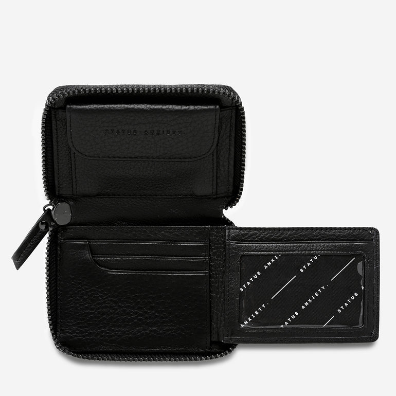 Status Anxiety Wayward Women's Leather Wallet Black