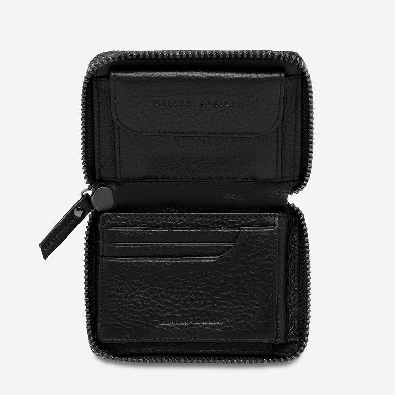 Status Anxiety Wayward Women's Leather Wallet Black