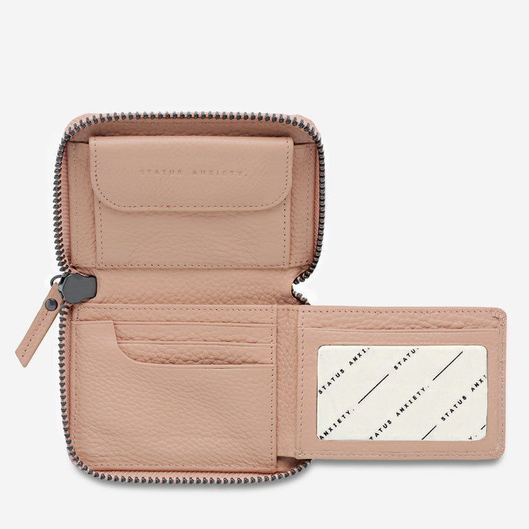 Status Anxiety Wayward Women's Leather Wallet Dusty Pink