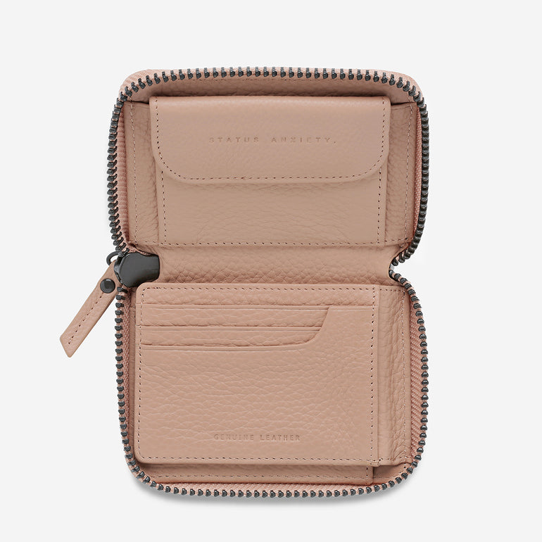 Status Anxiety Wayward Women's Leather Wallet Dusty Pink