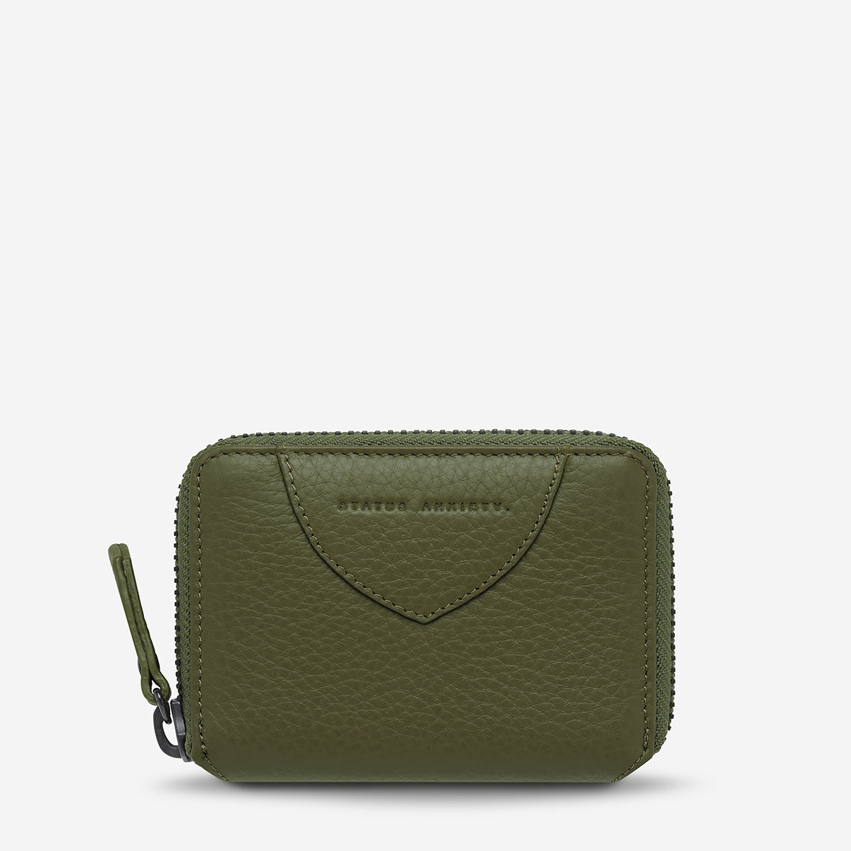 Status Anxiety Wayward Leather Wallet Khaki