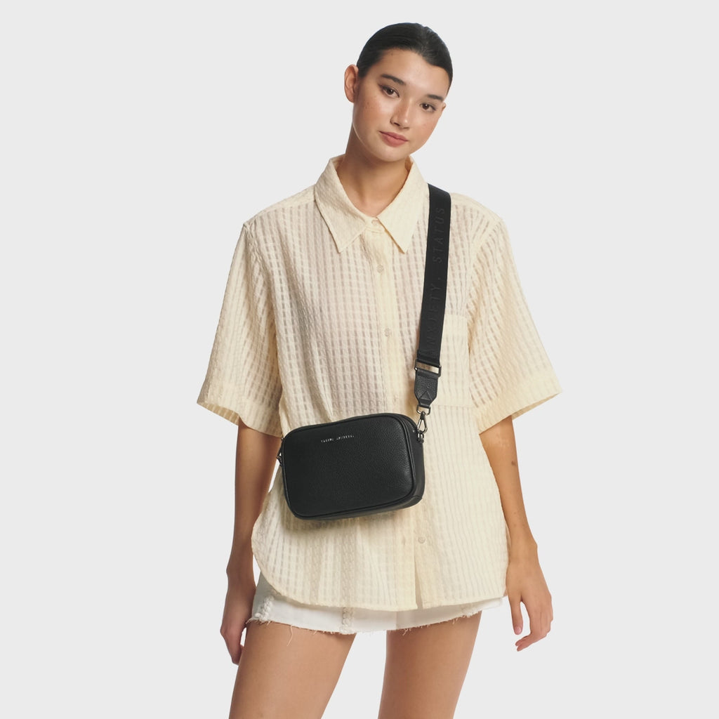 Status Anxiety Plunder With Webbed Strap Tan