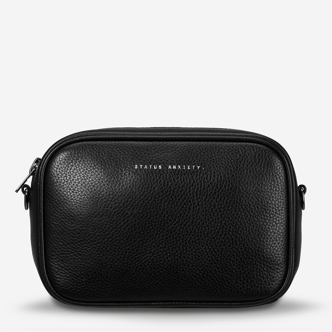 Worst Behind Us Women's Black Leather Bag Status Anxiety®