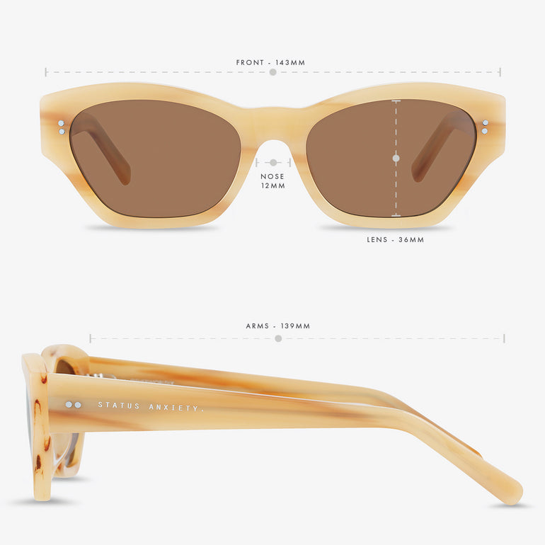 Status Anxiety Otherworldly Sunglasses Blonde
