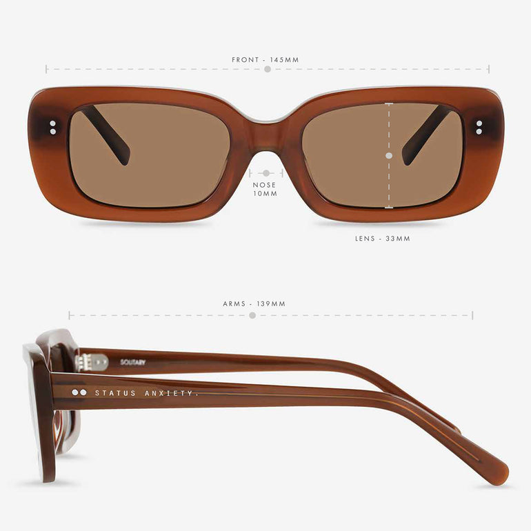 Status Anxiety Solitary Sunglasses Brown