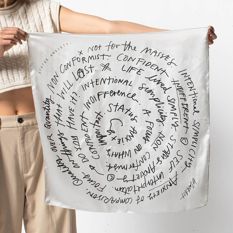 Status Anxiety Do You Have It Women's Scarf