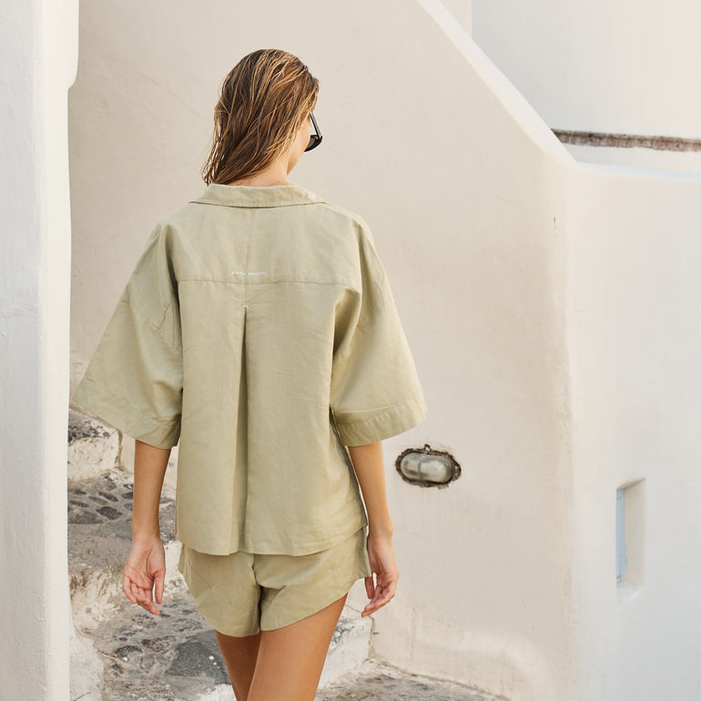 Status Anxiety Around Me Women's Shirt Sage
