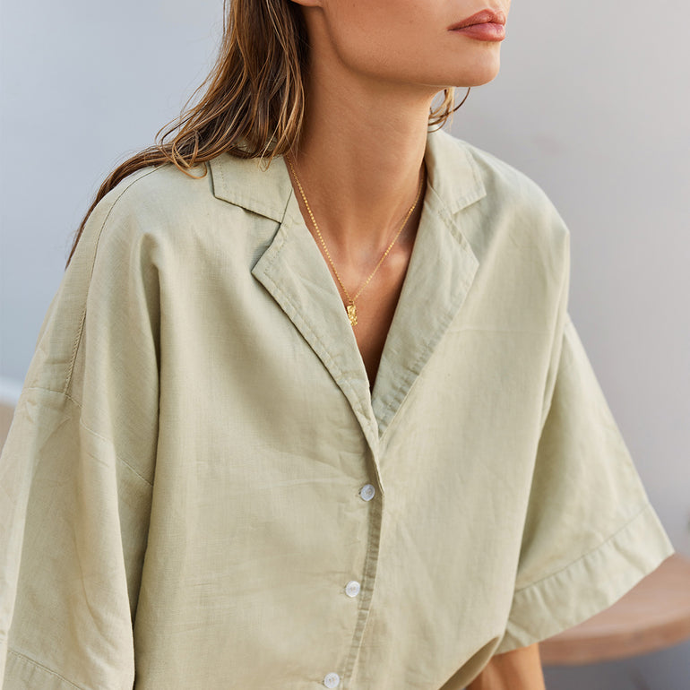 Status Anxiety Around Me Women's Shirt Sage