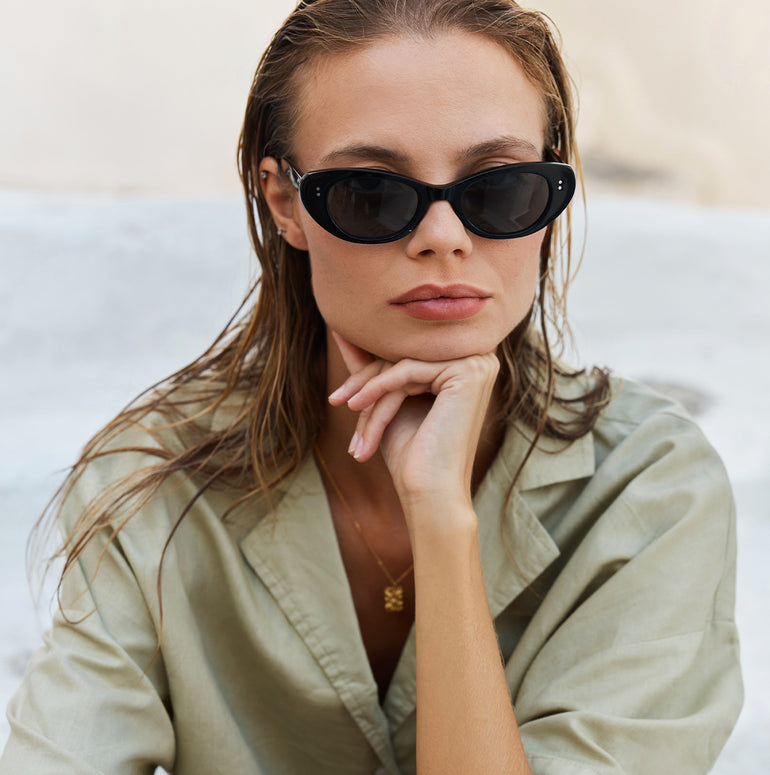 Status Anxiety Wonderment Sunglasses Black