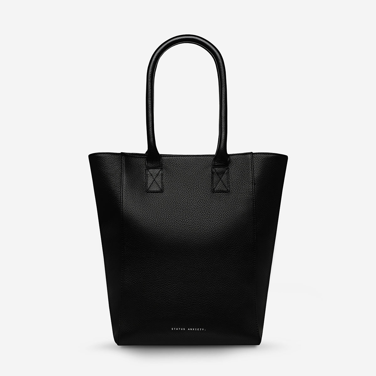 Status Anxiety Abscond Women's Leather Tote Bag Black
