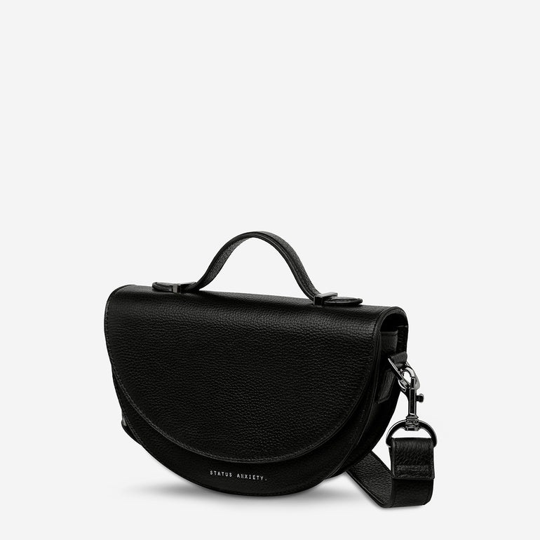 Status Anxiety All Nighter Women's Leather Crossbody Bag Black