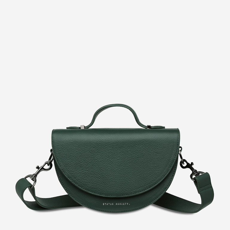 Status Anxiety All Nighter Women's Leather Crossbody Bag Green