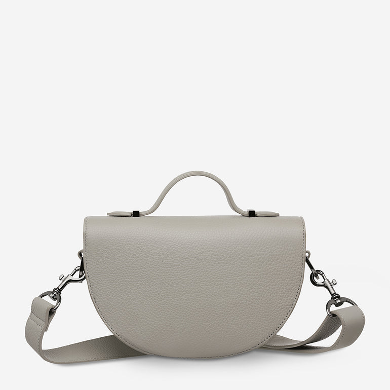 Status Anxiety All Nighter Women's Leather Crossbody Bag Light Grey