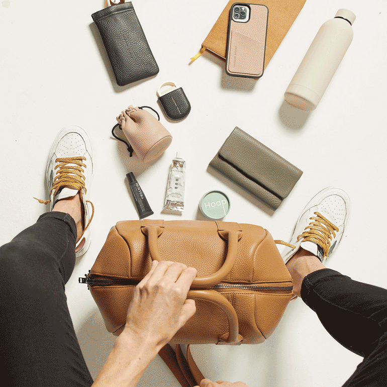 Status Anxiety As She Pleases Women's Leather Bag Tan