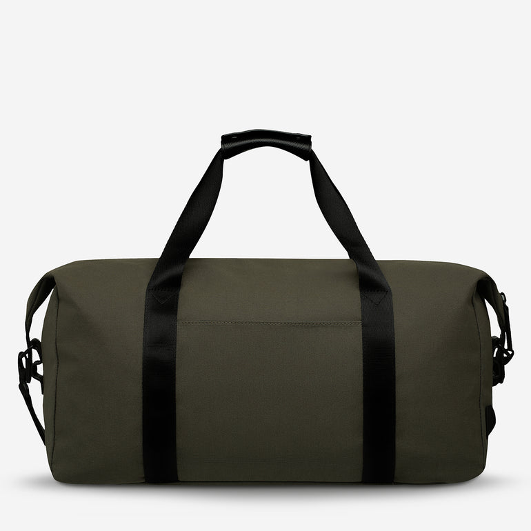 Status Anxiety Everything I Wanted Duffle Bag Khaki Canvas