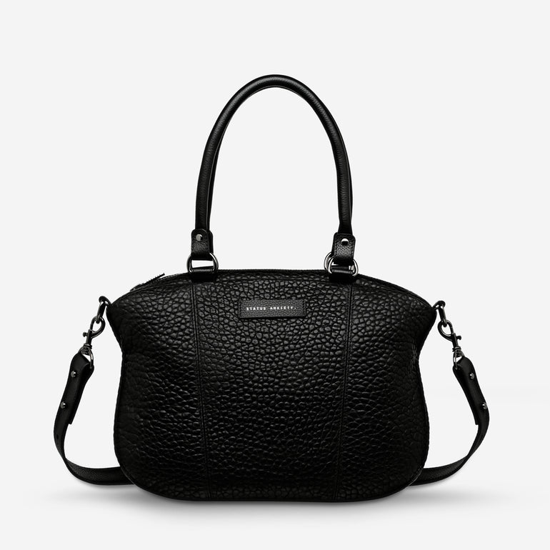 Status Anxiety Eyes to the Wind Women's Leather Bag Black Bubble