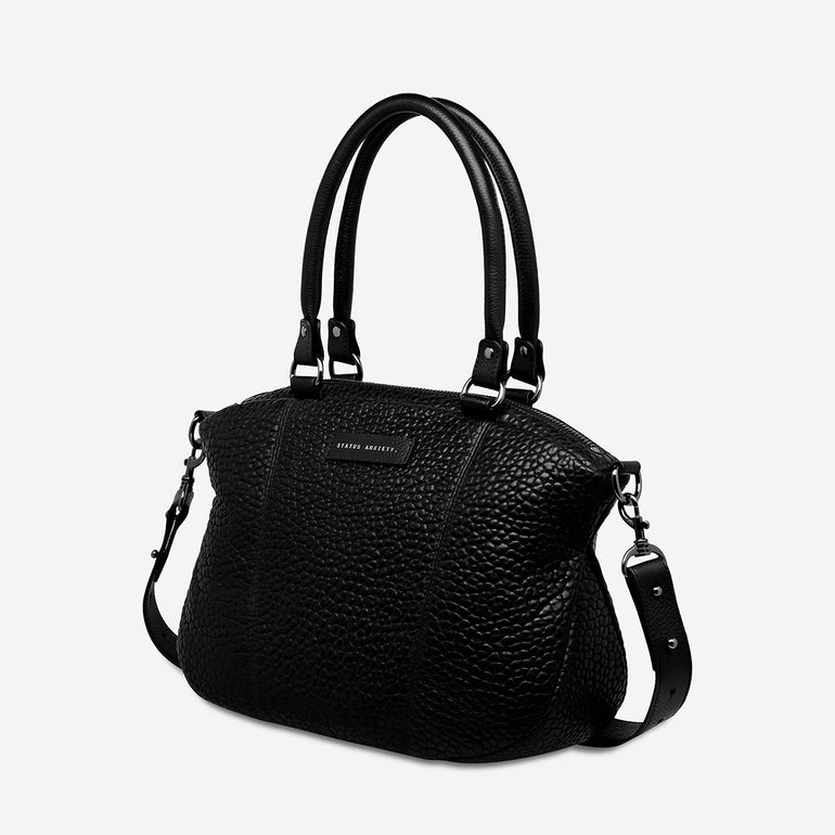 Status Anxiety Eyes to the Wind Women's Leather Bag Black  Bubble