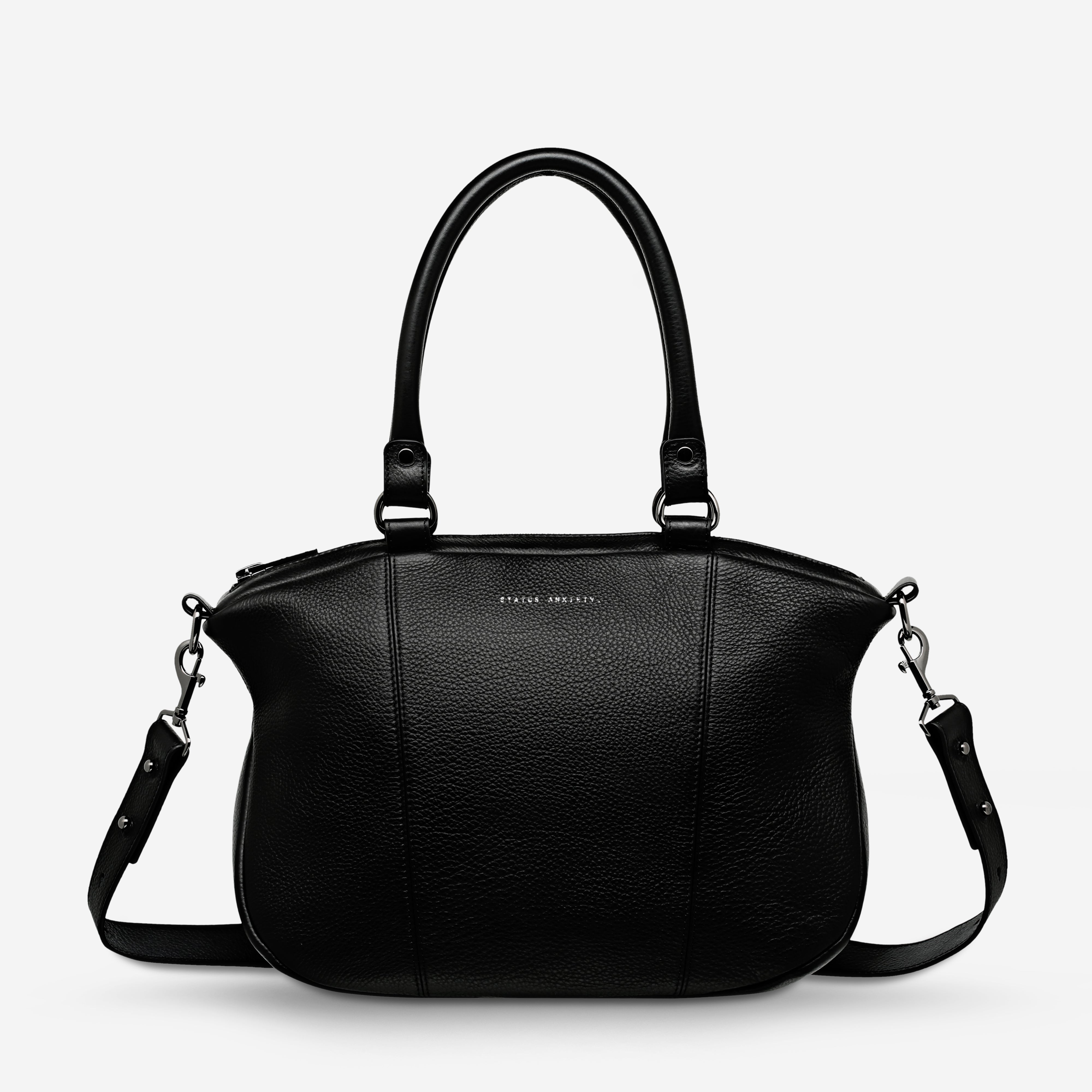 Status Anxiety Eyes to the Wind Women's Leather Bag Black