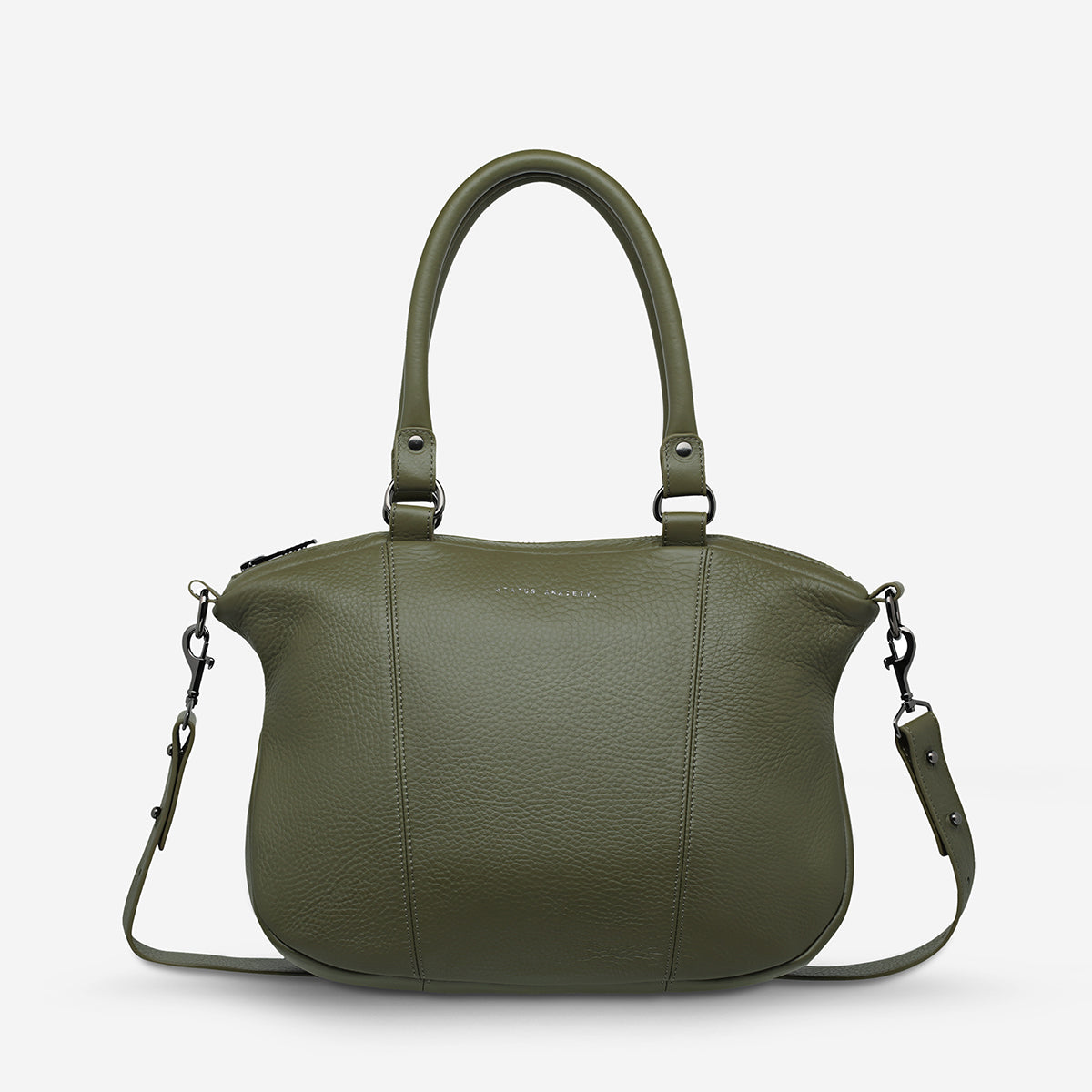 Status Anxiety Eyes to the Wind Women's Leather Bag Khaki