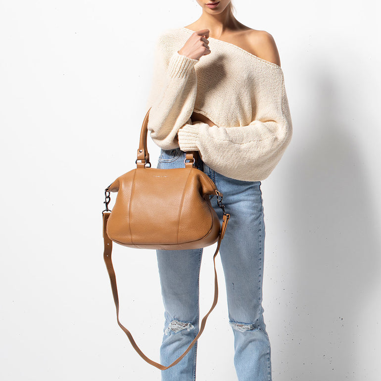 Status Anxiety Eyes to the Wind Women's Leather Bag Tan