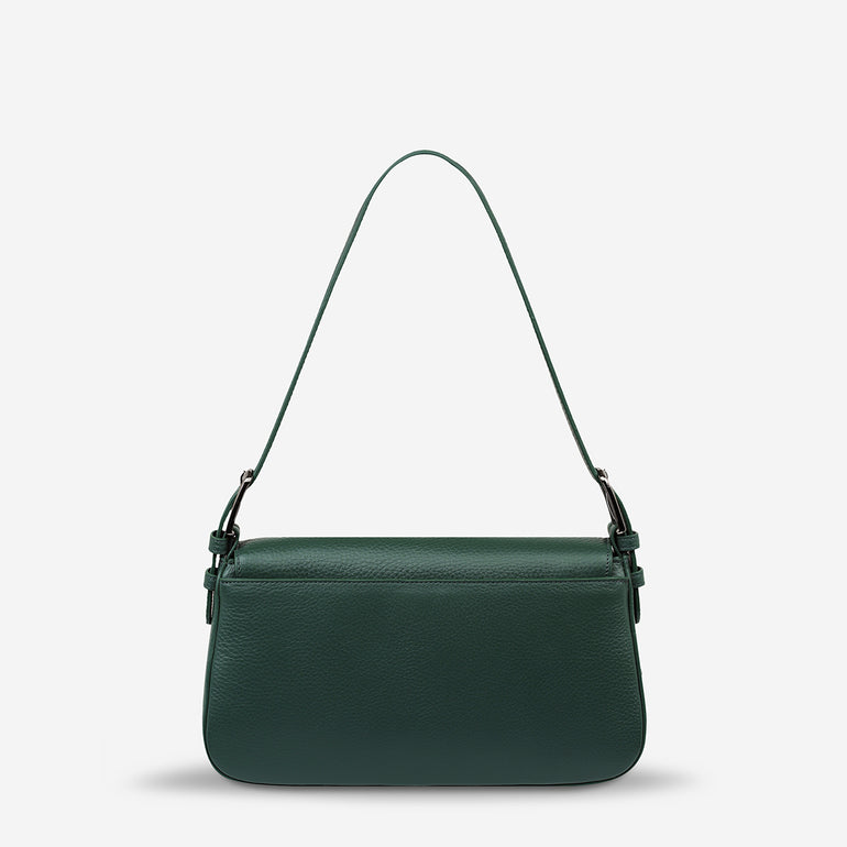 Status Anxiety Figure You Out Women's Leather Shoulder Bag Green