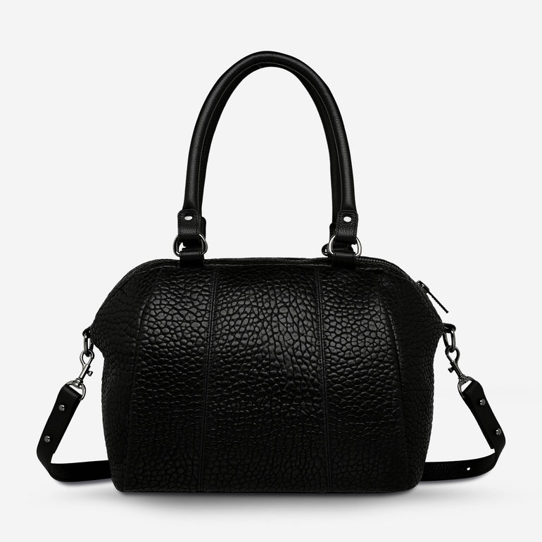 Status Anxiety Force Of Being Women's Leather Handbag Black Bubble