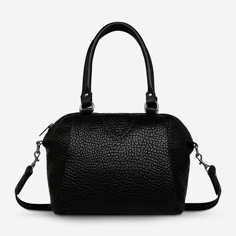 Status Anxiety Force Of Being Women's Leather Handbag Black Bubble