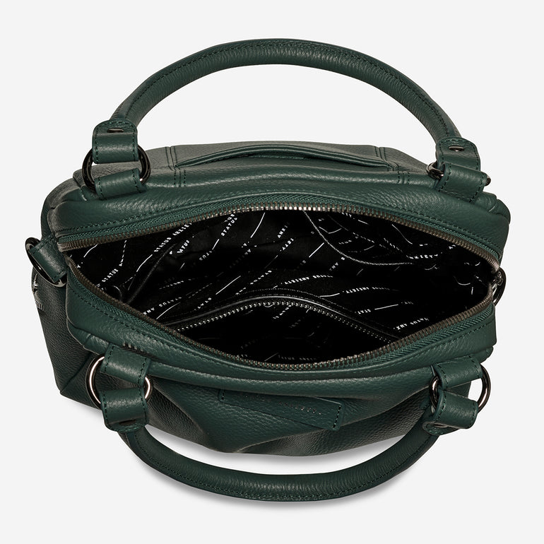 Status Anxiety Last Mountains Women's Leather Handbag Green