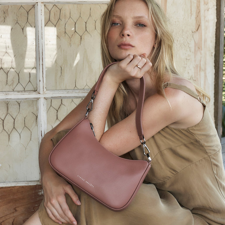 Status Anxiety Look Both Ways Handbag Dusty Rose