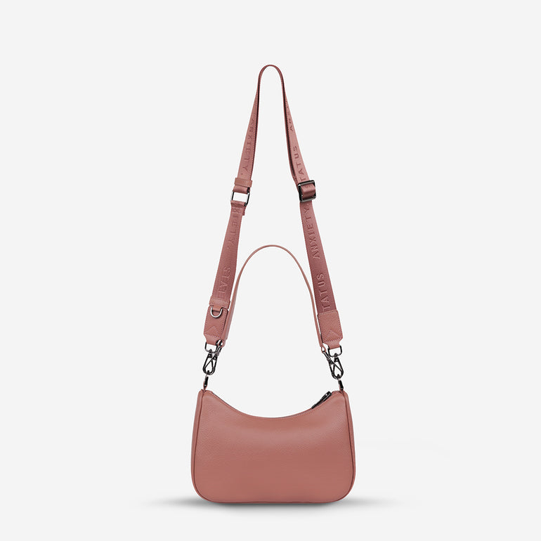 Status Anxiety Look Both Ways Handbag Dusty Rose