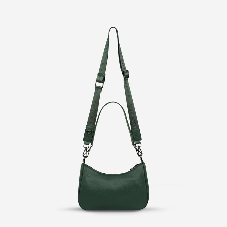 Status Anxiety Look Both Ways Handbag Green