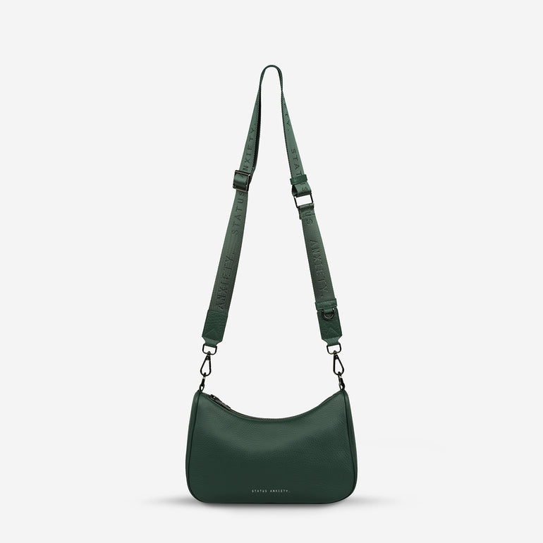 Status Anxiety Look Both Ways Handbag Green