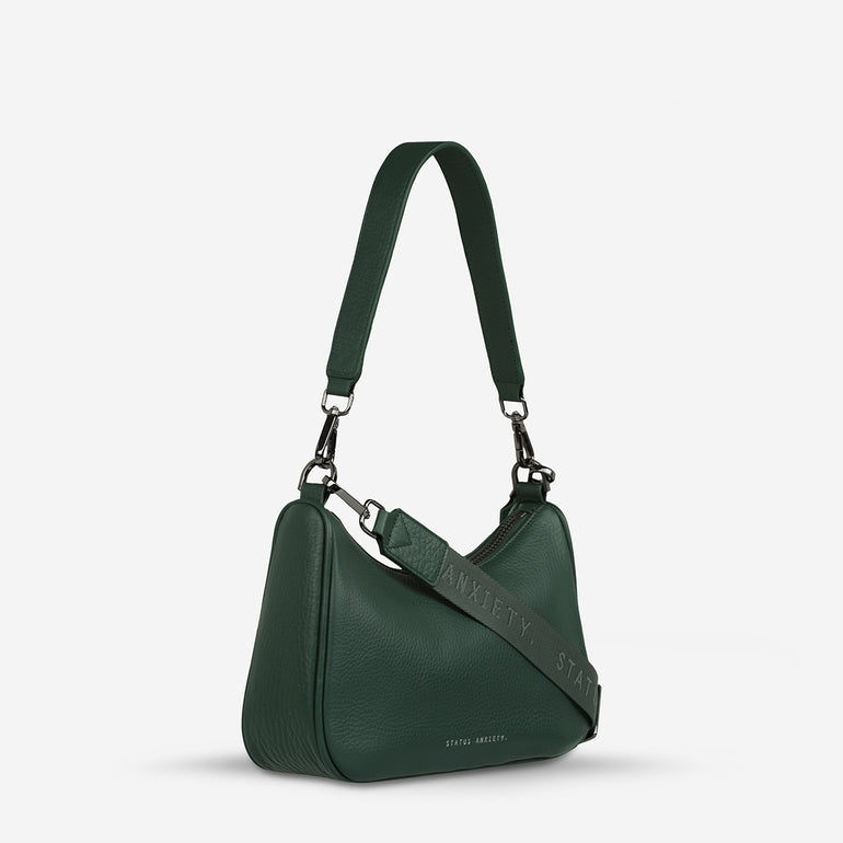 Status Anxiety Look Both Ways Handbag Green