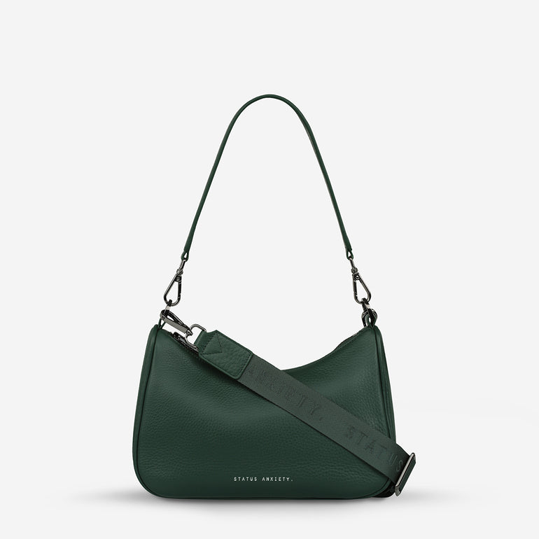 Status Anxiety Look Both Ways Handbag Green