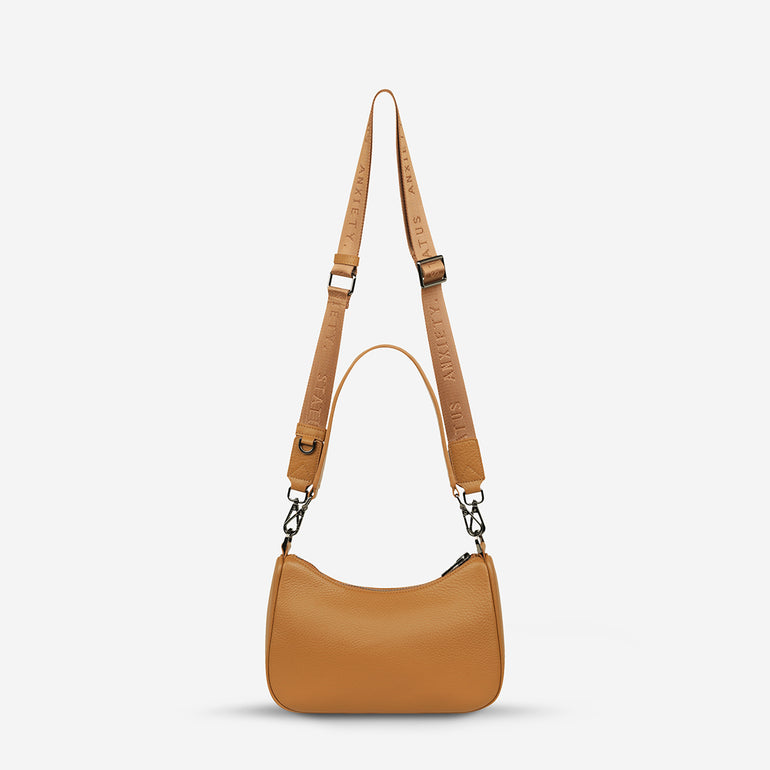 Status Anxiety Look Both Ways Handbag Tan