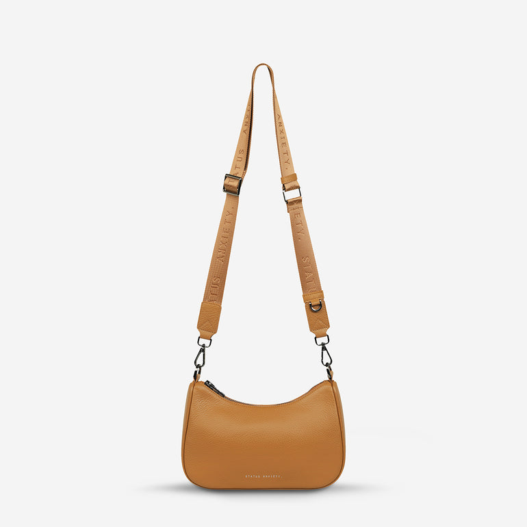 Status Anxiety Look Both Ways Handbag Tan