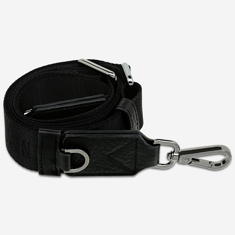 Status Anxiety Lucky Escape Webbed Strap Black