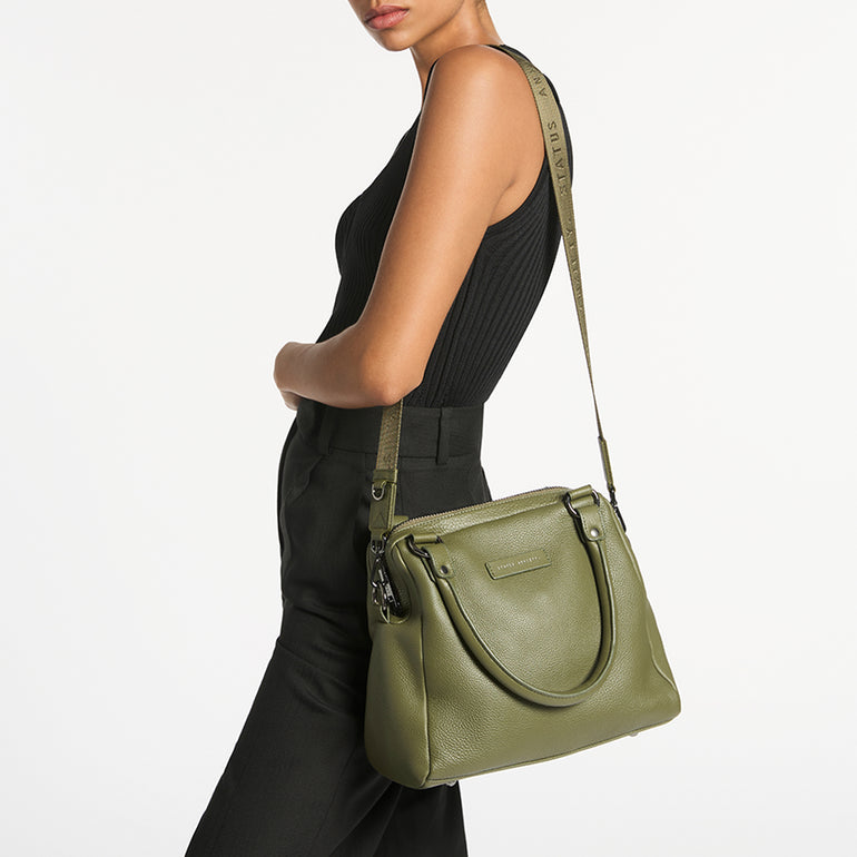 Status Anxiety Khaki Thin Web Strap for Bags