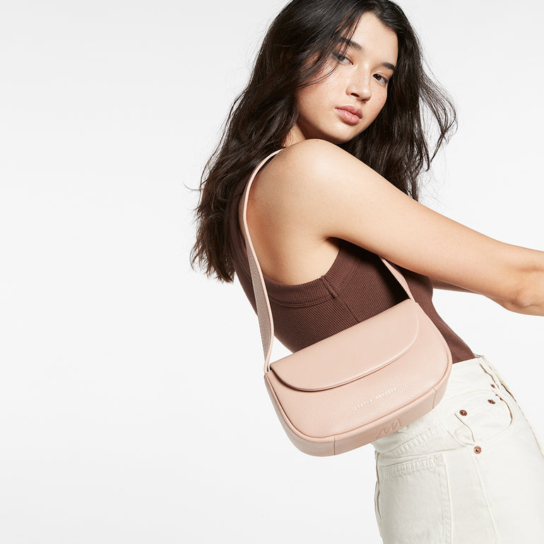 Status Anxiety One of these days Women's Leather Bag Dusty Pink